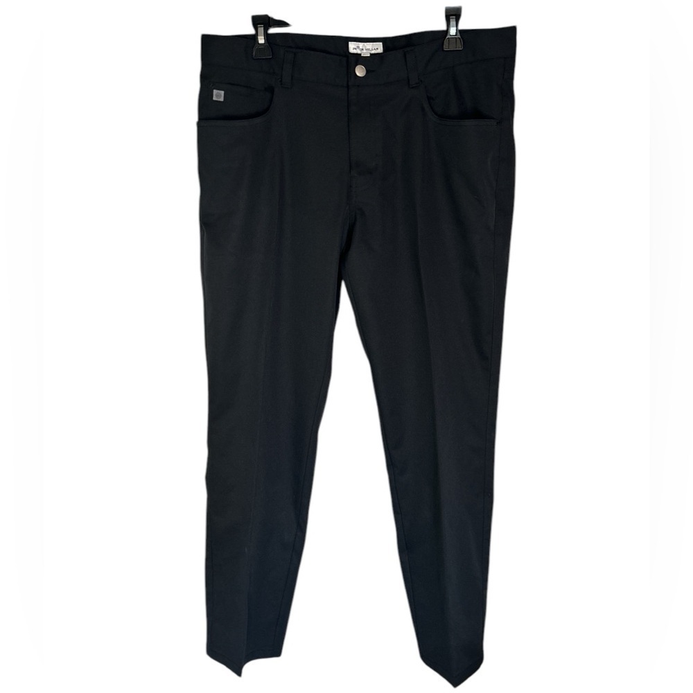 Peter Millar Black Dress Pants Slim Fit size 35 x 29